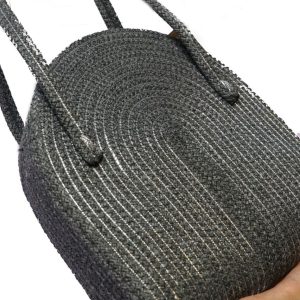 کیف قیطان دوزی نقره ای